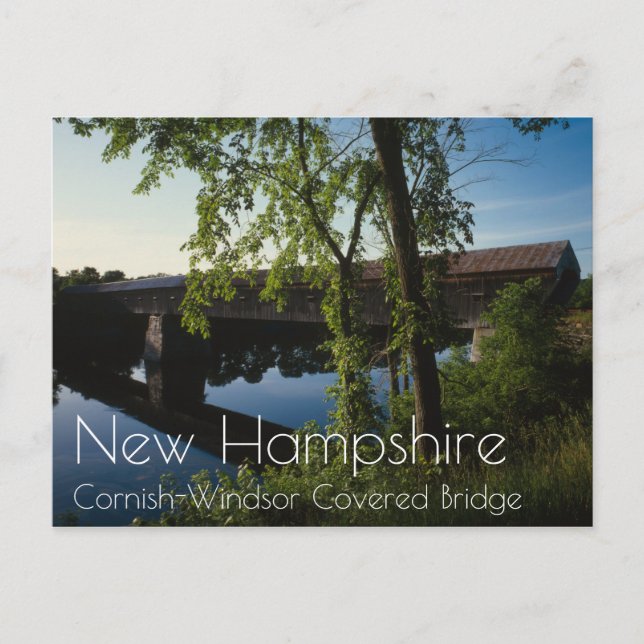 Cornish-Windsor Covered Bridge Postcard (Front)