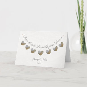 Cornouailles mariage anniversaire carte de voeux