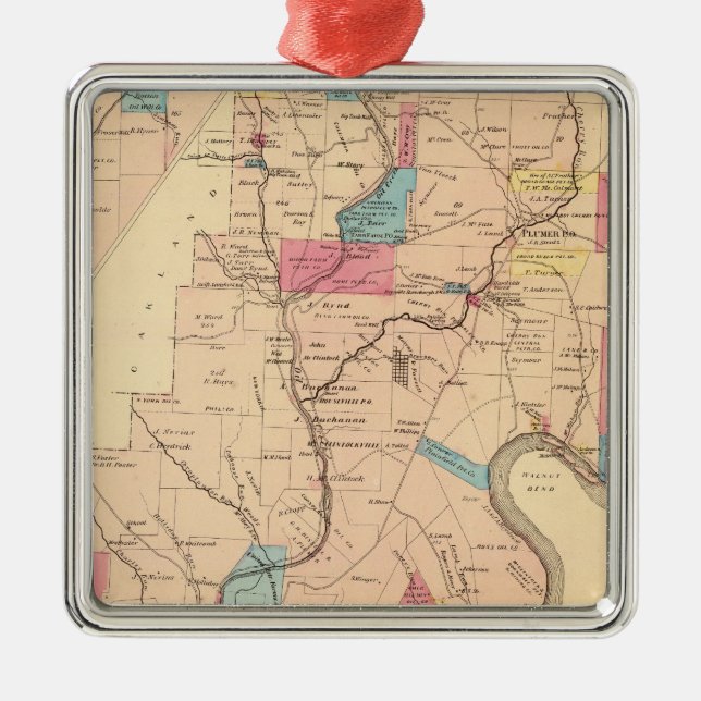 Cornplanter Township Metal Ornament (Front)