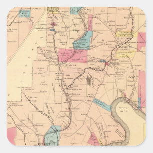 Cornplanter Township Square Sticker