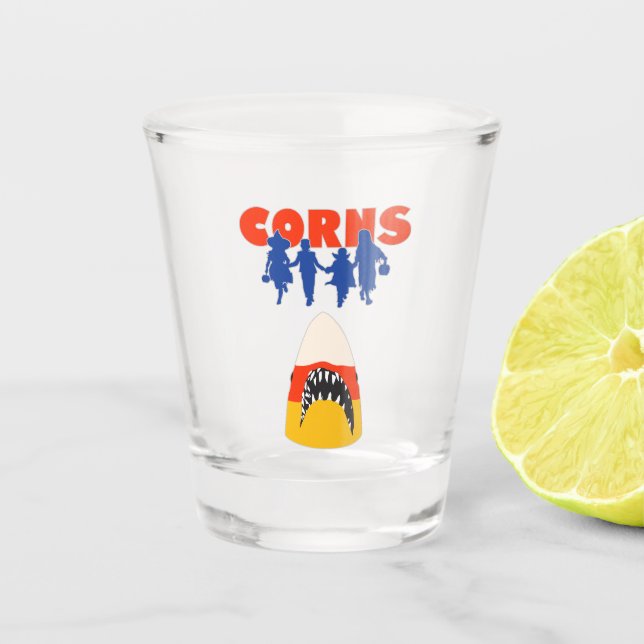 CORNS SHOT GLASS (Front)