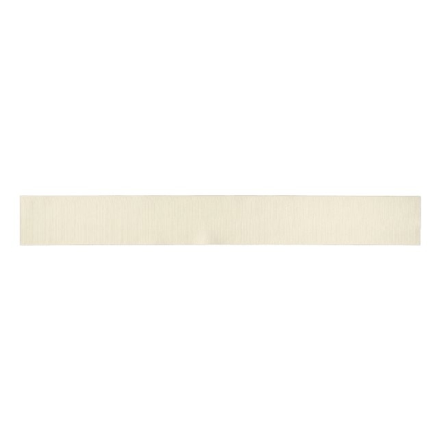 Cornsilk Solid Color Grosgrain Ribbon (Front)