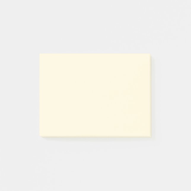 Cornsilk Solid Colour Post-it Notes (Front)