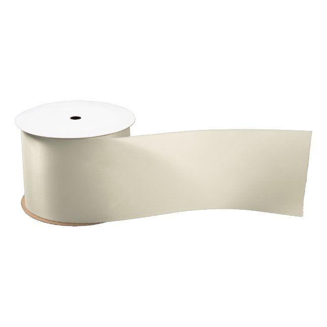 Cornsilk Solid Colour Satin Ribbon (Spool)