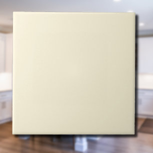 Cornsilk Yellow Solid Colour Classic Elegant Tile