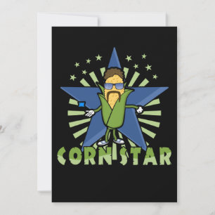 Cornstar Funny Cornhole Players Design Thank You Card