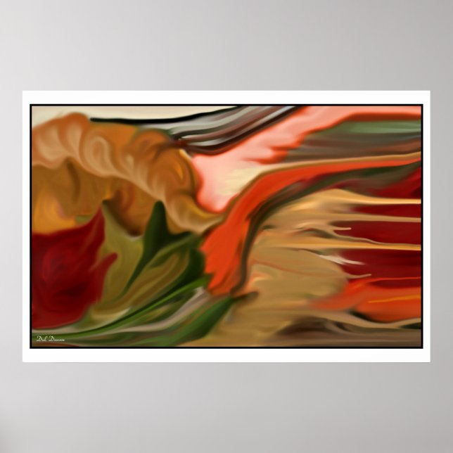Cornucopia Abstract Art Poster (Front)