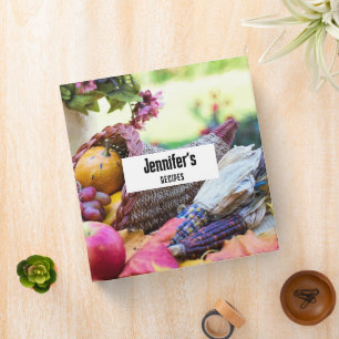 Cornucopia Autumn Harvest Chef's Table Recipe Binder