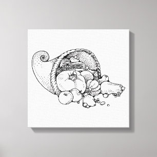 cornucopia canvas print