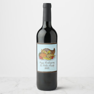Cornucopia Harvest Wine Label