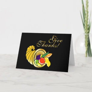 Cornucopia Holiday Card