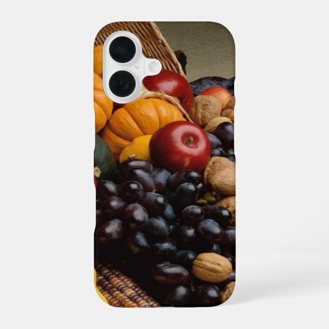 Cornucopia, Horn of Plenty iPhone 16 Case (Back)