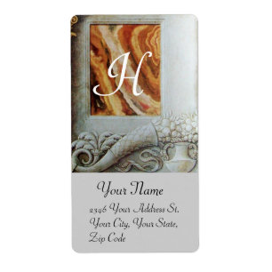 CORNUCOPIA  MONOGRAM , black and white grey brown