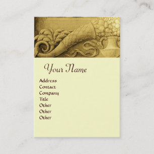 CORNUCOPIA MONOGRAM BUSINESS CARD