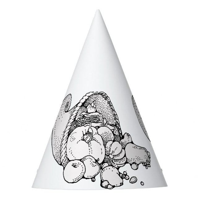 cornucopia party hat (Front)