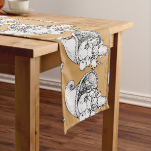 cornucopia short table runner