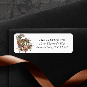 Cornucopia Sublimation Plum Friendsgiving Dinner