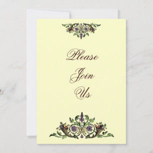 Cornucopia Vintage Thanksgiving Invitations person