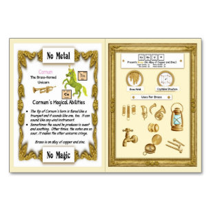 Cornum - Brass Horn Unicorn Trading Card
