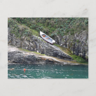 Cornwall boat postcard