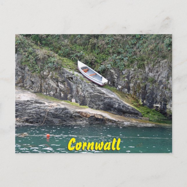 Cornwall boat postcard (Front)