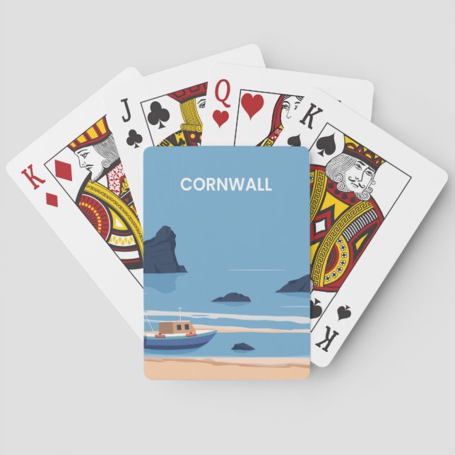 Cornwall England Playing Cards (Back)
