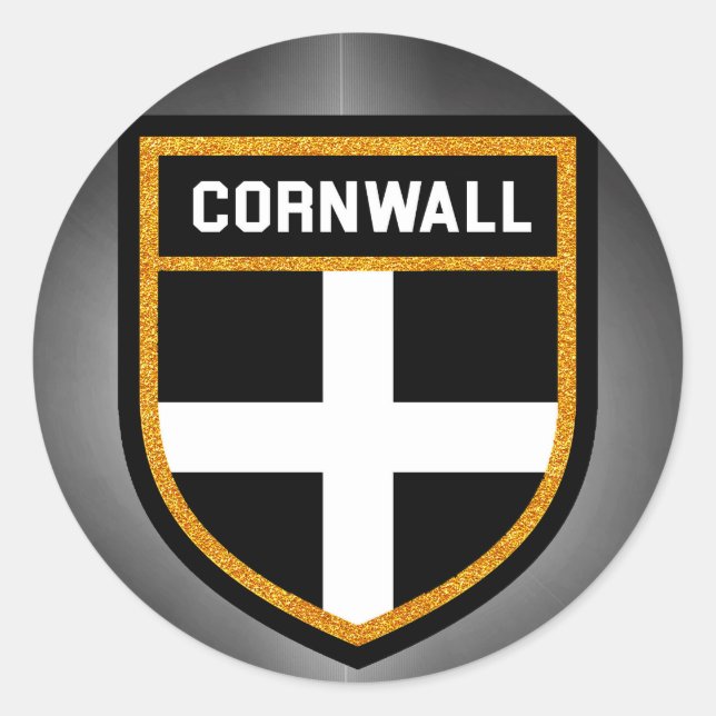 Cornwall Flag Classic Round Sticker (Front)