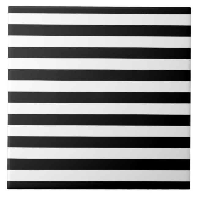 Cornwall flag stripes black white line pattern sym tile (Front)