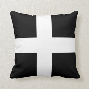 Cornwall Flag Throw Pillow