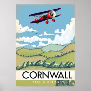 Cornwall For a Break Poster