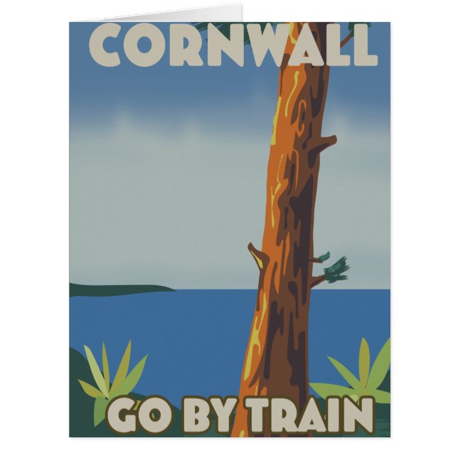 Cornwall go by train (Front)