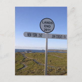 Cornwall Lands End Postcard