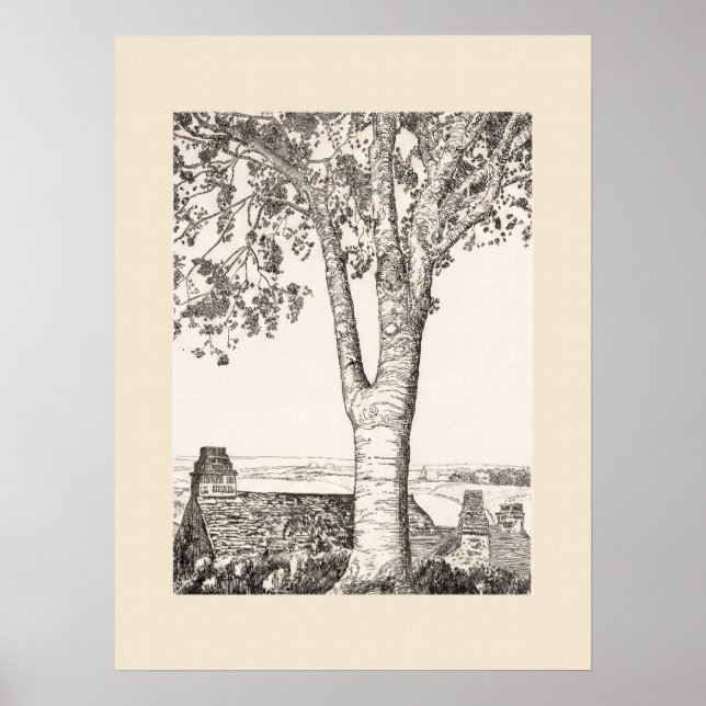 Cornwall Landscape Print, Eleanor Hughes Re-Strike Poster (Front)