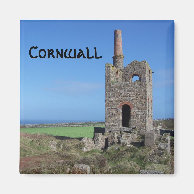 Cornwall Mine Engine House Magnet (Front)