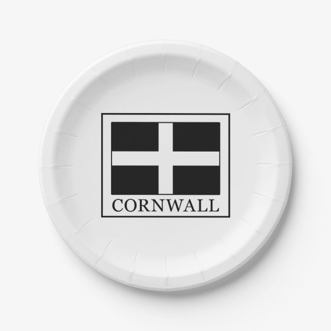 Cornwall Paper Plate (Front)