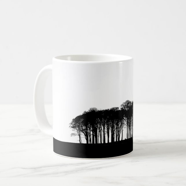 Cornwall Retour Arbres Cadeau Mug (Devant gauche)