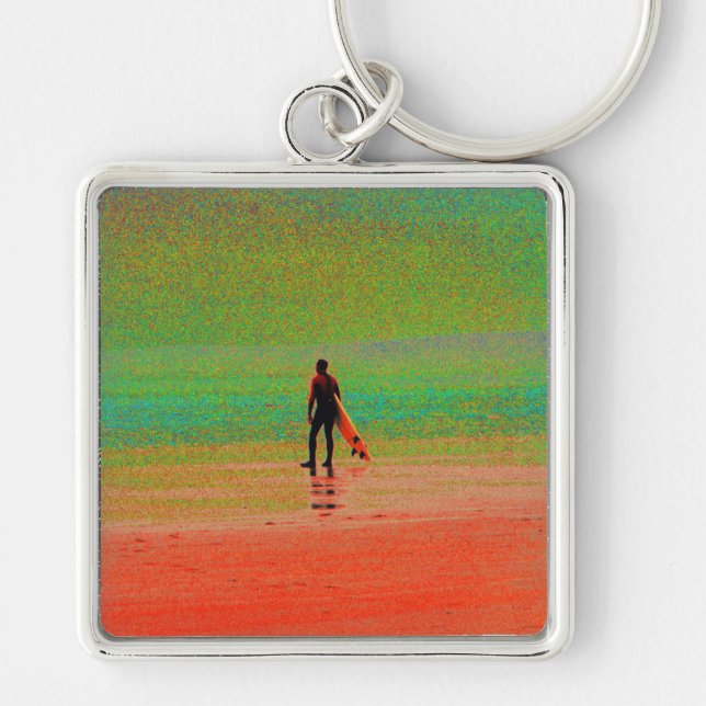 Cornwall surfer keychain (Front)