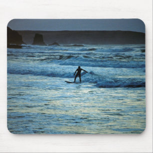 Cornwall surfing mouse pad