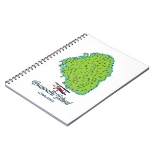 Cornwallis Island, Canada Travel map Notebook