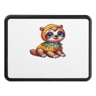 Corny Cuteness Halloween’s Sweetest Sloth Oversize Trailer Hitch Cover