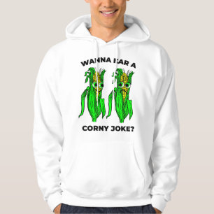 Corny Joke Meme Ear of Corn Pun Graphic Hoodie