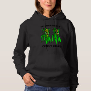 Corny Joke Meme Ear of Corn Pun Graphic Hoodie