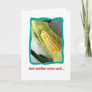 Corny Miss You Card