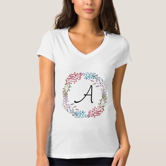 Coroa de Flores Personalizável T-Shirt