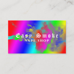 Corolful Smoke Vape Shop Business Card