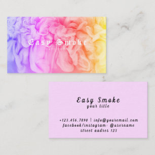 Corolful Smoke Vape Shop Business Card