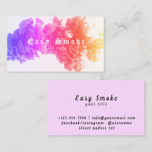 Corolful Smoke Vape Shop Business Card