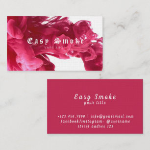 Corolful Smoke Vape Shop Business Card