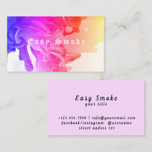 Corolful Smoke Vape Shop Carte de visite