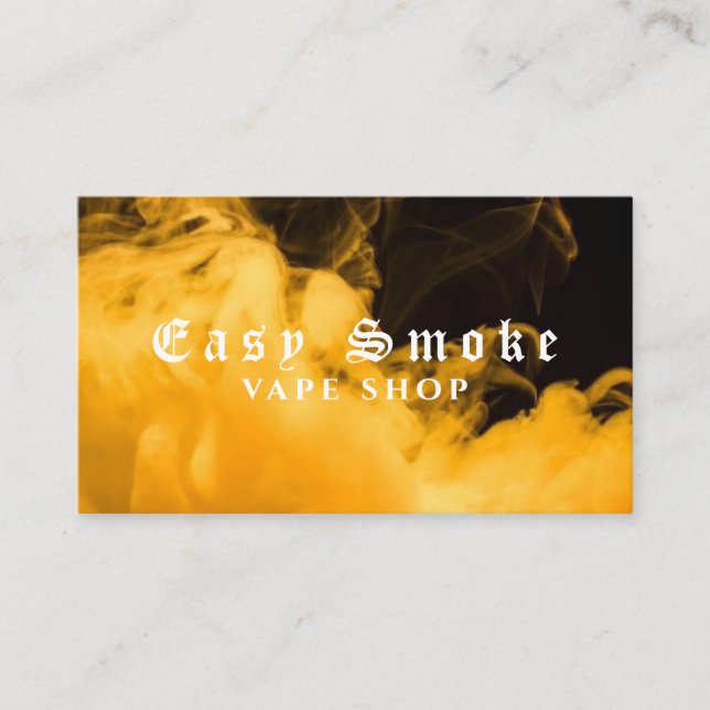 Corolful Smoke Vape Shop Carte de visite (Devant)